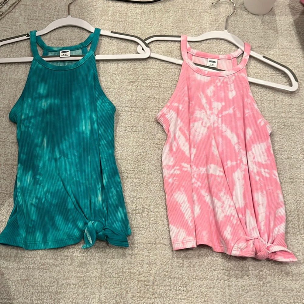 duo tye dye tank tops comfy and soft material